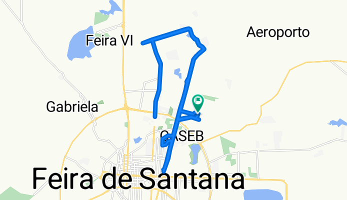 Rua Gomes da Silva, 106, Feira De Santana a Rua Frei Joaquim, 211, Feira De Santana