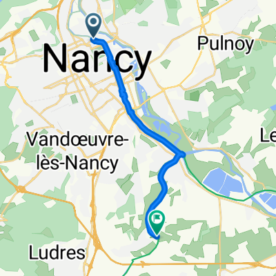 Rue de Malzéville 39, Nancy nach 1 er marche, Fléville-devant-Nancy