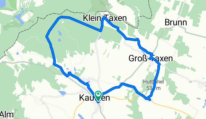 Route Radrunde Kautzen