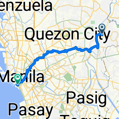 Sitaw Street 39, Marikina to Roxas Boulevard, Manila