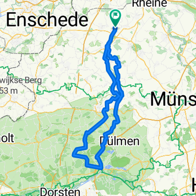 142km hügelig