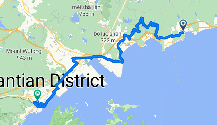 6月3日2012 溪涌溪坪路廣東綠道至沙頭角