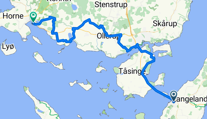 DK N8 Fünen  - Rudkøbing to Faaborg