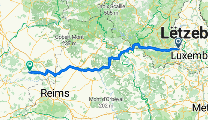 Route nach Chamouille