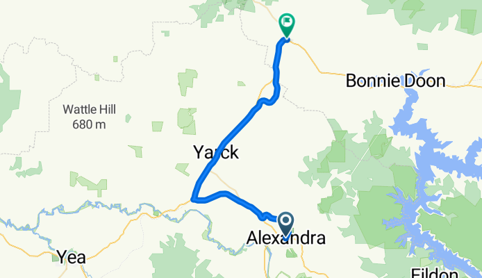 Alexandra to Merton GVRT VIC