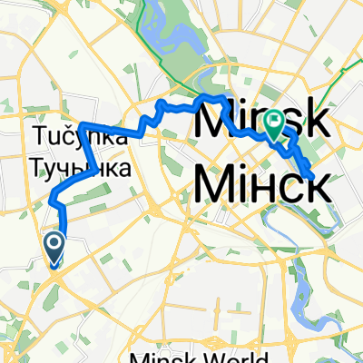 Praspyekt Zhukava 29 - 19, Minsk to Palac kuĺtury vieteranaŭ, Minsk