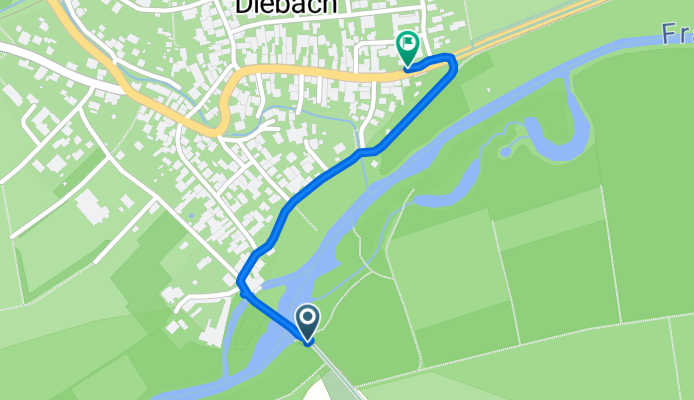 Hammelburg nach Diebacher Straße 2, Hammelburg