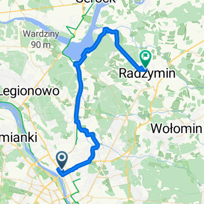 Warsaw to Radzymin
