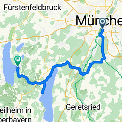 Giesing - Schäftlarn - Tutzing - Herrsching 