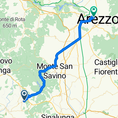 Route to Arezzo
