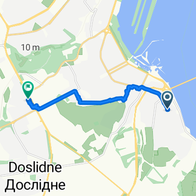 вулиця Мільмана 164, Дніпро to Запорізьке шосе 56, Дніпро