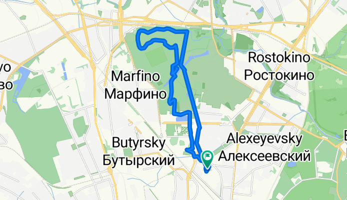 улица Годовикова, К3, Москва до улица Годовикова, К3, Москва