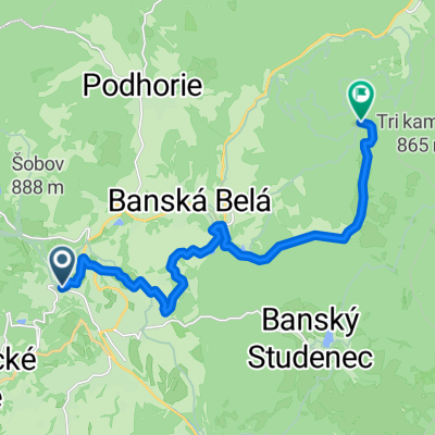 BS- Kalvária- Ban.Belá- Halč. jazero- s. Dubinky