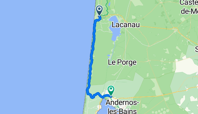 EuroVelo 1 – La Vélodyssée: Arès to Lacanau