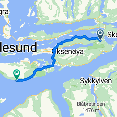 Nasjonal sykkelrute 1: Skodje–Langevåg