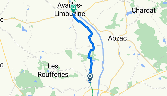 EuroVelo 3 France Stage 31: Availles-Limouzine to Availles-Limouzine