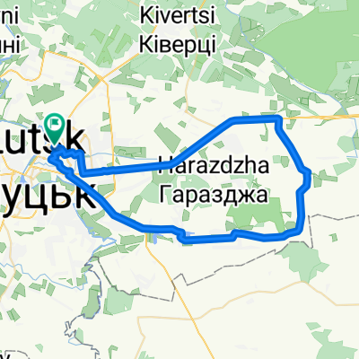 вулиця Арцеулова 14, Луцьк to вулиця Арцеулова 10, Луцьк