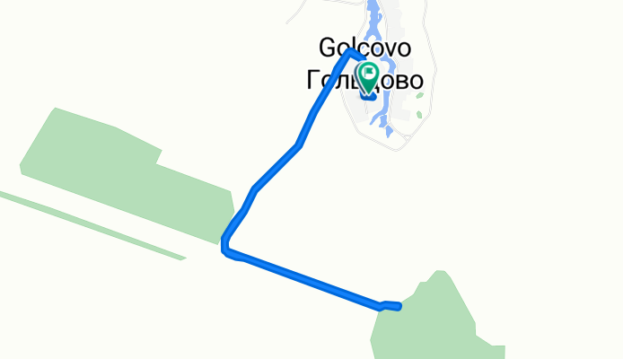 От Неизвестная Дорога, Гольцово до Неизвестная Дорога, Гольцово