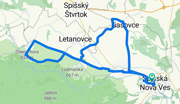 Nábrežie Hornádu 12, SNV -Iliašovce ,Hrabušice a späť