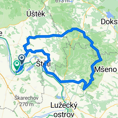 Vědomice - Kokořín, okruh