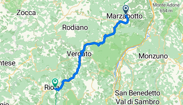 EV7 Marzabotto - Riola