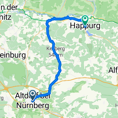 Kiliansgasse 12a, Altdorf bei Nürnberg nach Untere Mühlstraße 1, Happurg