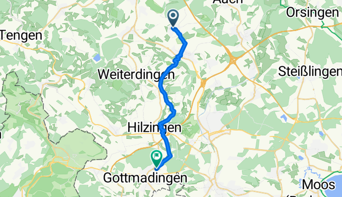 Mühlhausen-Ehingen n. Gottmadingen - Route 1