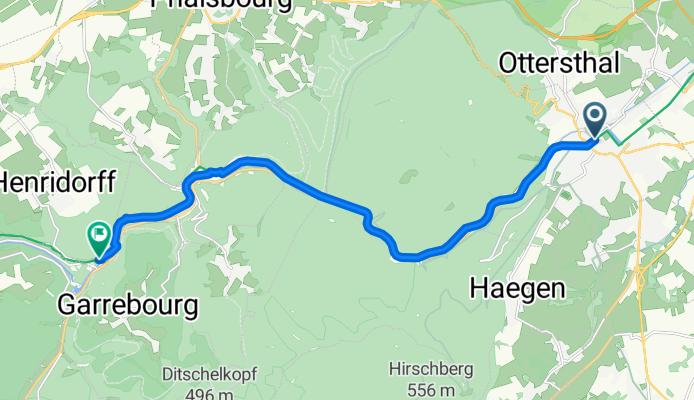 Route zu Hofmuhl