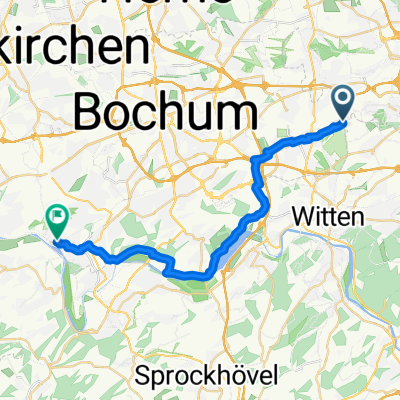 Route zu Dahlhausen