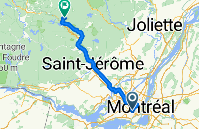 Route in der Bikemap App öffnen