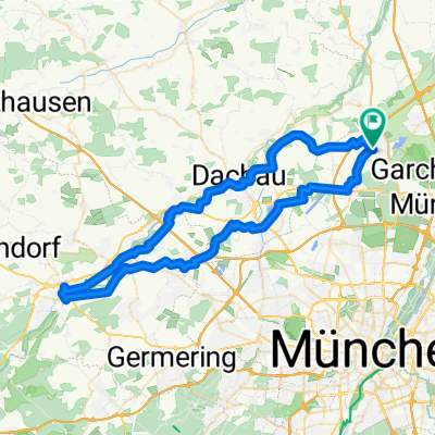 Route in Unterschleißheim