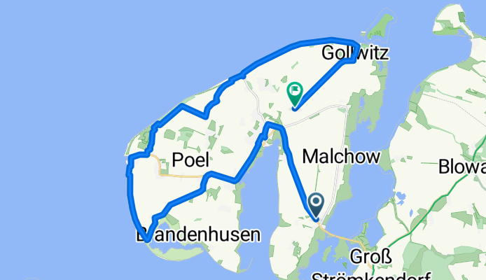 Route in Insel Poel