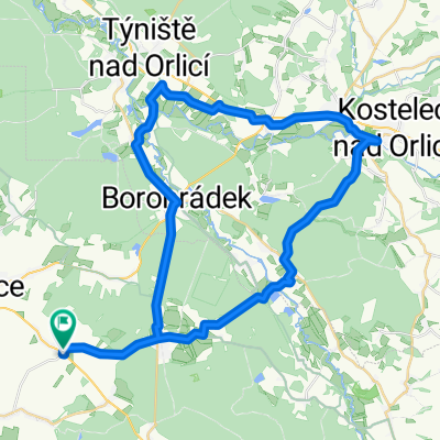 Borohrádek, Lípa, Kostelec nad Orlicí