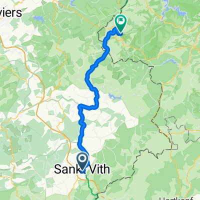 Vennbahn:  Day 2 - Saint Vith to Monschau