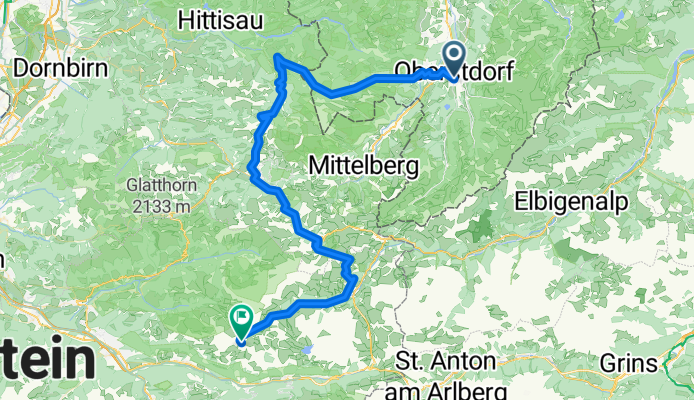 Von Oberstdorf bis Dalaas