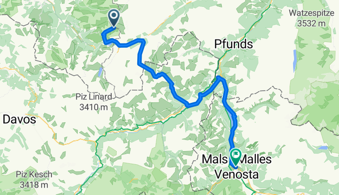 Route zu Finka-Hostel