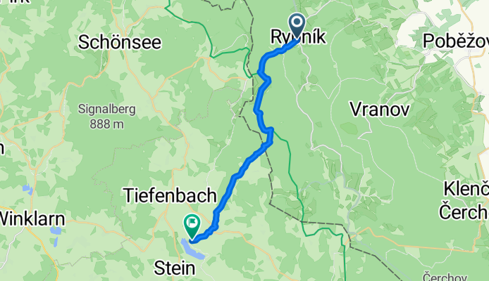 From Rybník to Treffelstein