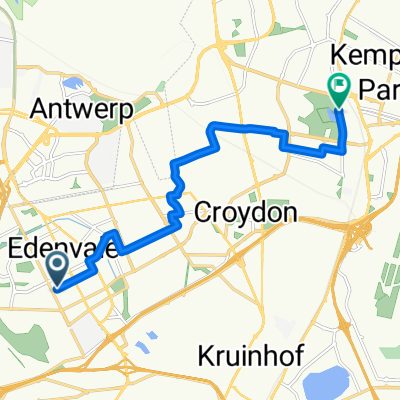 Route to Festival Mall