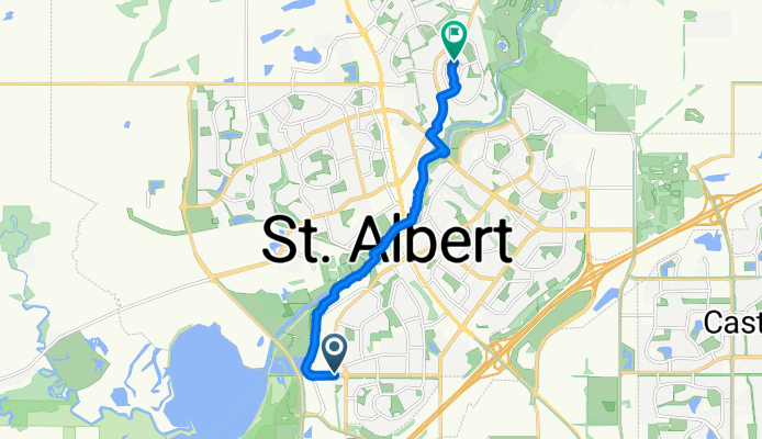 Route in Saint Albert