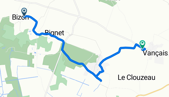 9 Rue du Haut Hubert, Chenay à 4 Rue des Saulniers, Vançais