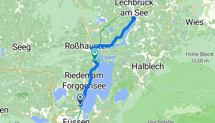 Route to Elbigenalp