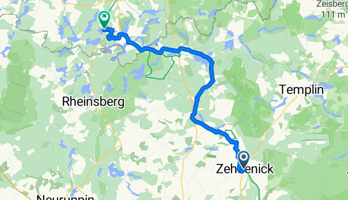 Route to Fürstenberg/Havel