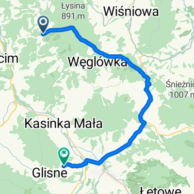 PTTK Kudłacze - Mszana Dolna