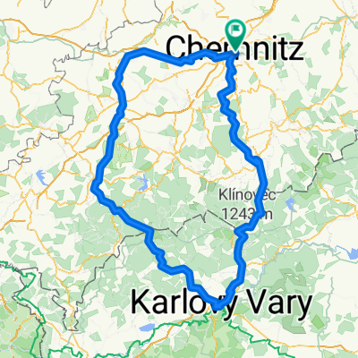 Chemnitz loop via Carlsbad and schoneck and zwickau