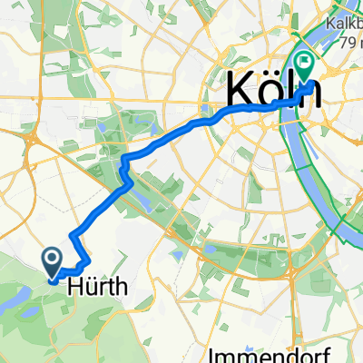Hermülheimer Straße 197, Hürth nach Köln Messe/Deutz