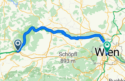 Route in der Bikemap App öffnen