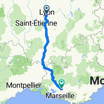 From Oullins to Aix-en-Provence