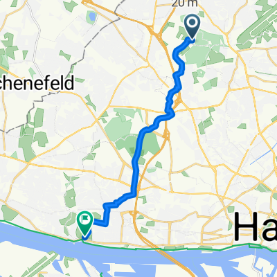Route zu Teufelsbrück
