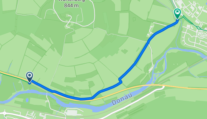 RadNETZ Donaueschingen–Geisingen: Geisingen section