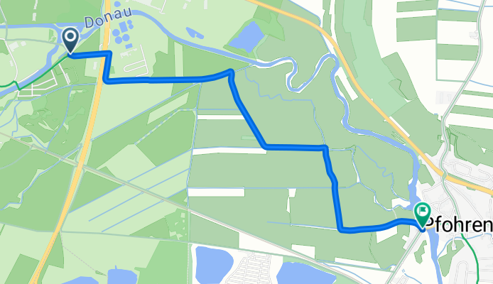 RadNETZ Donaueschingen–Geisingen: Donaueschingen–Donaueschingen